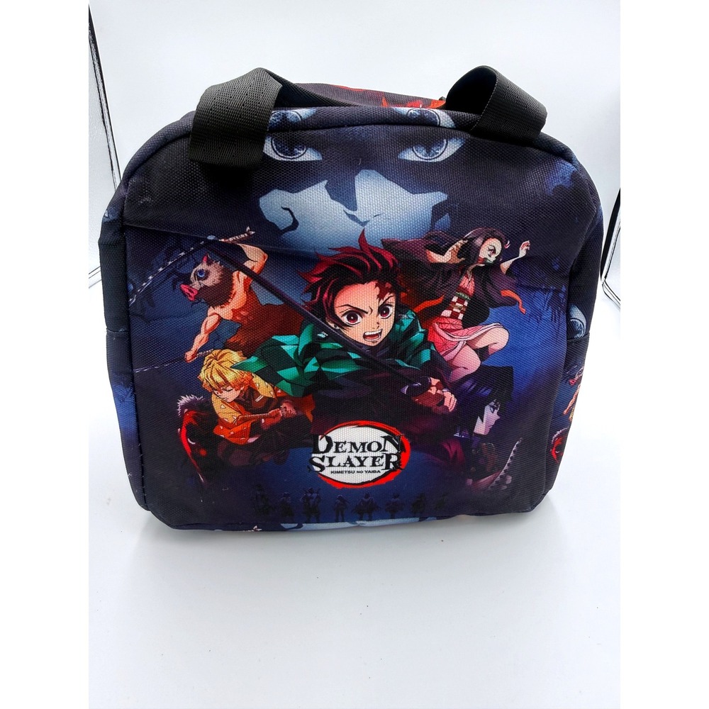 Demon Slayer Kimetsu no Yaiba Insulated Lunch Bag Tanjiro Nezuko Anime Tote